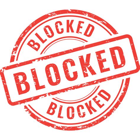 Blocked .
